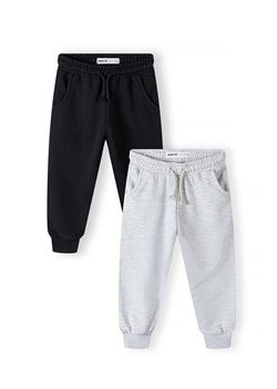 2-pack spodni dresowych dla dziewczynki czarne/szare ze sklepu 5.10.15 w kategorii Spodnie chłopięce - zdjęcie 173013355