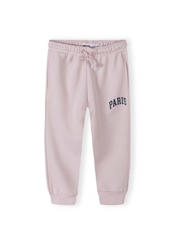 Różowe spodnie dresowe dla dziewczynki - Paris ze sklepu 5.10.15 w kategorii Spodnie dziewczęce - zdjęcie 173013377