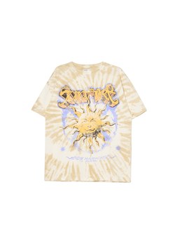 Cropp - Koszulka z modnym efektem barwienia - wielobarwny ze sklepu Cropp w kategorii Bluzki damskie - zdjęcie 173013485