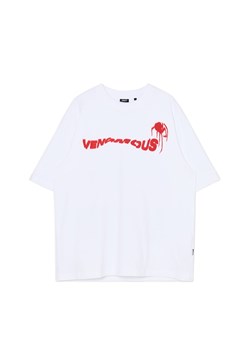 Cropp - T-shirt z dużym nadrukiem na plecach - biały ze sklepu Cropp w kategorii T-shirty męskie - zdjęcie 173013589