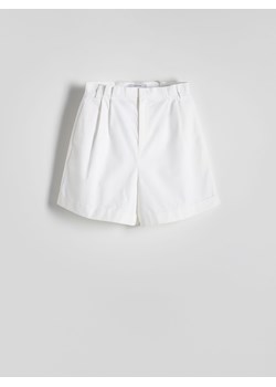 Reserved - Bawełniane szorty - złamana biel ze sklepu Reserved w kategorii Szorty - zdjęcie 173014468