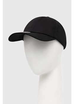 VETEMENTS czapka z daszkiem bawełniana Ring Cap kolor czarny gładka UE64CA300B ze sklepu PRM w kategorii Czapki z daszkiem damskie - zdjęcie 173015475