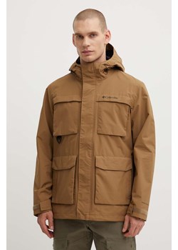 Columbia kurtka outdoorowa Landroamer kolor brązowy 2071131 ze sklepu PRM w kategorii Kurtki męskie - zdjęcie 173015489