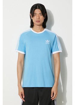 adidas Originals t-shirt bawełniany męski kolor niebieski z aplikacją IM9392 ze sklepu PRM w kategorii T-shirty męskie - zdjęcie 173015575