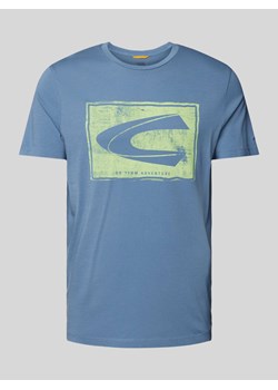 T-shirt z nadrukiem z logo ze sklepu Peek&Cloppenburg  w kategorii T-shirty męskie - zdjęcie 173015628