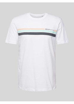 T-shirt z nadrukiem z logo ze sklepu Peek&Cloppenburg  w kategorii T-shirty męskie - zdjęcie 173015639