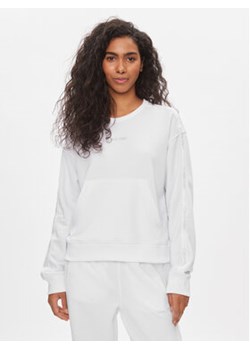 Calvin Klein Performance Bluza 00GWS4W341 Biały Relaxed Fit ze sklepu MODIVO w kategorii Bluzy damskie - zdjęcie 173019535