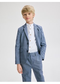 Reserved - Eleganckie spodnie w kratę - niebieski ze sklepu Reserved w kategorii Spodnie chłopięce - zdjęcie 173020068