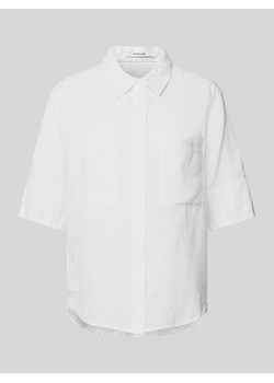 Bluzka koszulowa z listwą guzikową model ‘Filalia’ ze sklepu Peek&Cloppenburg  w kategorii Koszule damskie - zdjęcie 173021509