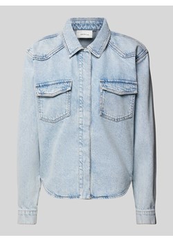 Kurtka jeansowa z kieszeniami na piersi model ‘Kaily’ ze sklepu Peek&Cloppenburg  w kategorii Kurtki damskie - zdjęcie 173021628
