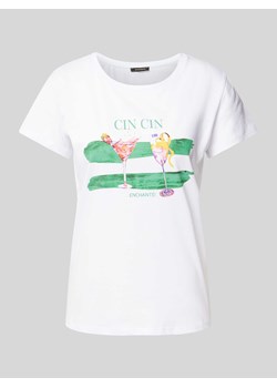 T-shirt z nadrukowanym motywem ze sklepu Peek&Cloppenburg  w kategorii Bluzki damskie - zdjęcie 173021678