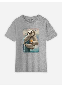 WOOOP Koszulka w kolorze szarym ze sklepu Limango Polska w kategorii T-shirty chłopięce - zdjęcie 173021807