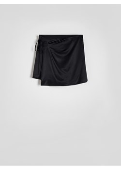 Reserved - Spódnico-szorty z wiskozy - czarny ze sklepu Reserved w kategorii Spódnice - zdjęcie 173022868