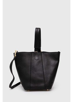 Answear Lab torebka skórzana kolor czarny ze sklepu ANSWEAR.com w kategorii Torby Shopper bag - zdjęcie 173023398