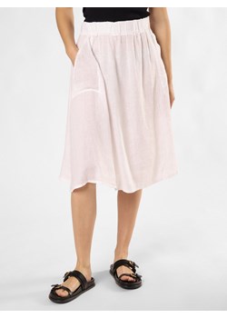 Marie Lund Lniana spódnica damska Kobiety len biały jednolity ze sklepu vangraaf w kategorii Spódnice - zdjęcie 173023476