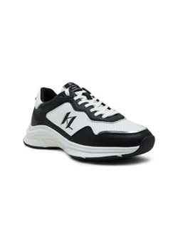 Karl Lagerfeld Skórzane sneakersy LUX FINESSE Monogram ze sklepu Gomez Fashion Store w kategorii Buty sportowe męskie - zdjęcie 173026188