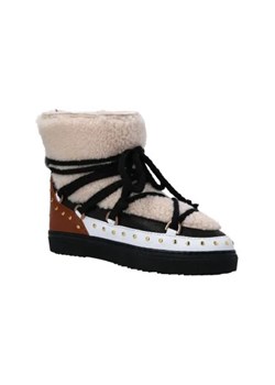 INUIKII Wełniane śniegowce CURLY ROCK | z dodatkiem skóry ze sklepu Gomez Fashion Store w kategorii Śniegowce damskie - zdjęcie 173026468