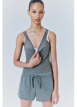 H & M - Prześwitujący top na ramiączkach - Zielony ze sklepu H&M w kategorii Bluzki damskie - zdjęcie 173027235
