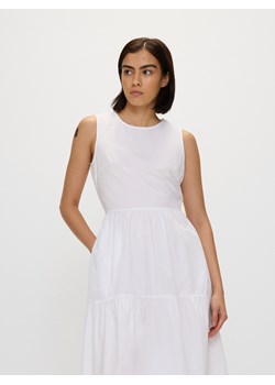 Reserved - Bawełniana sukienka maxi - złamana biel ze sklepu Reserved w kategorii Sukienki - zdjęcie 173027739