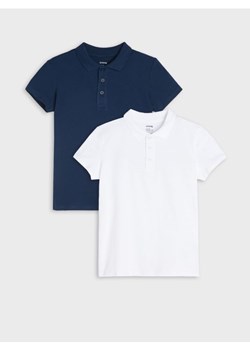 Sinsay - Koszulki polo 2 pack - biały ze sklepu Sinsay w kategorii T-shirty chłopięce - zdjęcie 173028576