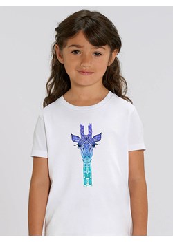 WOOOP Koszulka &quot;Giraffe Mint&quot; w kolorze białym ze sklepu Limango Polska w kategorii T-shirty chłopięce - zdjęcie 173029737