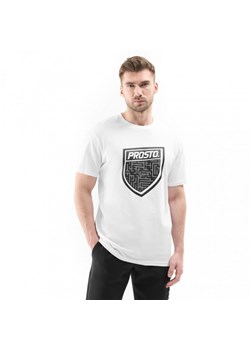 Męski t-shirt z nadrukiem Prosto Yumzle - biały ze sklepu Sportstylestory.com w kategorii T-shirty męskie - zdjęcie 173032028