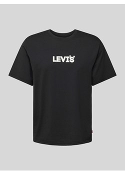 T-shirt z nadrukiem z logo ze sklepu Peek&Cloppenburg  w kategorii T-shirty męskie - zdjęcie 173032056