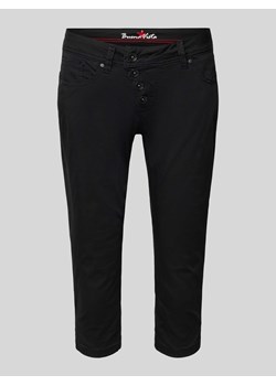 Spodnie capri w jednolitym kolorze model ‘Malibu’ ze sklepu Peek&Cloppenburg  w kategorii Spodnie damskie - zdjęcie 173032206