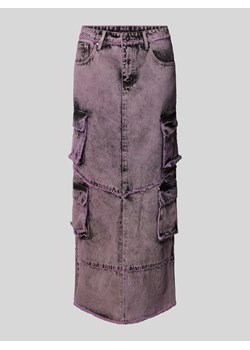 Spódnica jeansowa z 5 kieszeniami model ‘VORTEX’ ze sklepu Peek&Cloppenburg  w kategorii Spódnice - zdjęcie 173032238