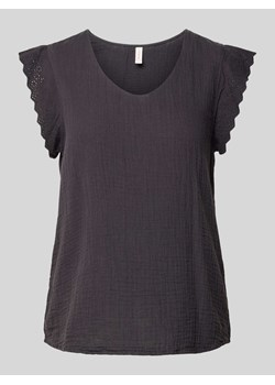 Bluzka w jednolitym kolorze model ‘THYRA’ ze sklepu Peek&Cloppenburg  w kategorii Bluzki damskie - zdjęcie 173032317