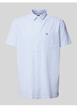 Koszula casualowa o kroju regular fit z wyhaftowanym logo ze sklepu Peek&Cloppenburg  w kategorii Koszule męskie - zdjęcie 173032407