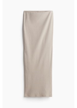 H & M - Ołówkowa spódnica w prążki - Brązowy ze sklepu H&M w kategorii Spódnice - zdjęcie 173032667
