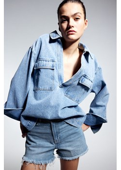 H & M - Szorty dżinsowe z wysokim stanem - Niebieski ze sklepu H&M w kategorii Szorty - zdjęcie 173032719