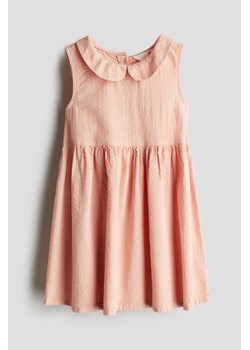 H & M - Bawełniana sukienka - Pomarańczowy ze sklepu H&M w kategorii Sukienki dziewczęce - zdjęcie 173032725