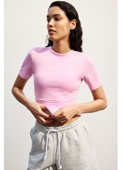 H & M - Krótki top sportowy DryMove - Różowy ze sklepu H&M w kategorii Bluzki damskie - zdjęcie 173032746