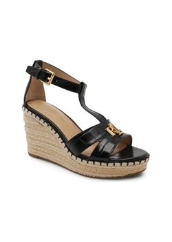 LAUREN RALPH LAUREN Skórzane koturny HALE II-ESPADRILLES-WEDGE ze sklepu Gomez Fashion Store w kategorii Espadryle damskie - zdjęcie 173035918