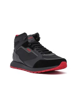 HUGO Sneakersy Icelin Hito | z dodatkiem skóry ze sklepu Gomez Fashion Store w kategorii Buty sportowe męskie - zdjęcie 173041909