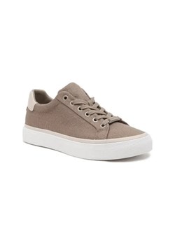 Calvin Klein Sneakersy VULC LACE UP DIAM FOX MONO JACQ | z dodatkiem skóry ze sklepu Gomez Fashion Store w kategorii Buty sportowe damskie - zdjęcie 173055266