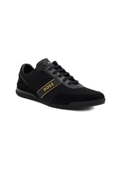 BOSS BLACK Sneakersy Saturn_Lowp_merb | z dodatkiem skóry ze sklepu Gomez Fashion Store w kategorii Buty sportowe męskie - zdjęcie 173057665