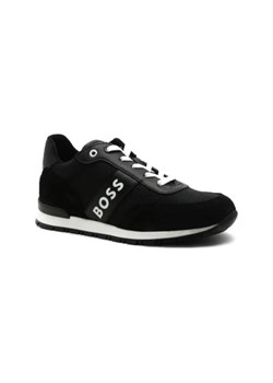 BOSS Kidswear Sneakersy | z dodatkiem skóry ze sklepu Gomez Fashion Store w kategorii Buty sportowe dziecięce - zdjęcie 173069639