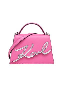 Karl Lagerfeld Skórzana torebka na ramię k/signature 2.0 sm ze sklepu Gomez Fashion Store w kategorii Listonoszki - zdjęcie 173070556