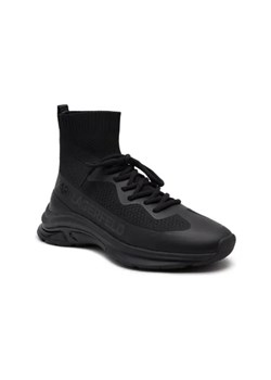 Karl Lagerfeld Sneakersy LUX FINESSE Hi Pull On Runner | z dodatkiem skóry ze sklepu Gomez Fashion Store w kategorii Buty sportowe męskie - zdjęcie 173095308