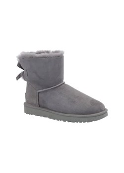 UGG Skórzane śniegowce mini bailey bow II | z dodatkiem wełny ze sklepu Gomez Fashion Store w kategorii Śniegowce damskie - zdjęcie 173097077