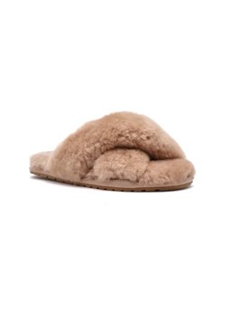 EMU Australia Wełniane obuwie domowe Mayberry | z dodatkiem skóry ze sklepu Gomez Fashion Store w kategorii Kapcie damskie - zdjęcie 173098496