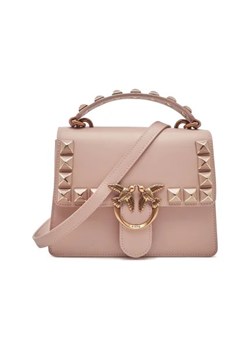Pinko Skórzana torebka na ramię LOVE ONE TOP HANDLE MINI LIGHT ze sklepu Gomez Fashion Store w kategorii Listonoszki - zdjęcie 173101738