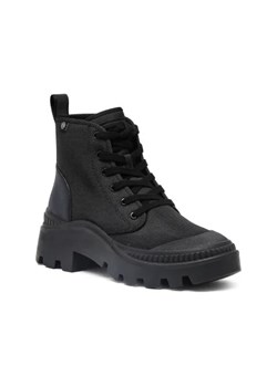 TORY BURCH Botki Camp Sneaker Boot | z dodatkiem skóry ze sklepu Gomez Fashion Store w kategorii Workery damskie - zdjęcie 173103457