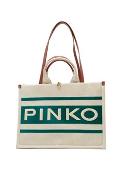 Pinko Torebka na ramię SHOPPER CANVAS RICICLATO + STA ze sklepu Gomez Fashion Store w kategorii Torby Shopper bag - zdjęcie 173105578