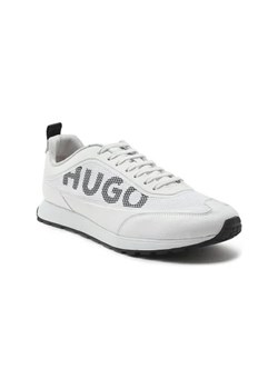 HUGO Sneakersy Icelin_Runn_mebl | z dodatkiem skóry ze sklepu Gomez Fashion Store w kategorii Buty sportowe męskie - zdjęcie 173107065
