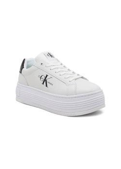 CALVIN KLEIN JEANS Skórzane sneakersy BOLD PLATF LOW LACE ze sklepu Gomez Fashion Store w kategorii Buty sportowe damskie - zdjęcie 173107707