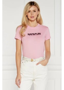 Napapijri T-shirt S-KREIS | Regular Fit ze sklepu Gomez Fashion Store w kategorii Bluzki damskie - zdjęcie 173114927